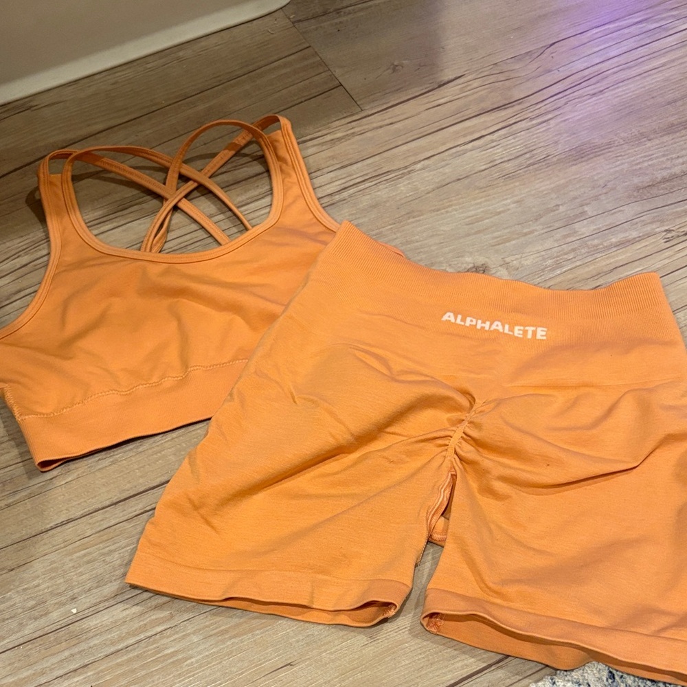 Alphalete Orange Amplify Set